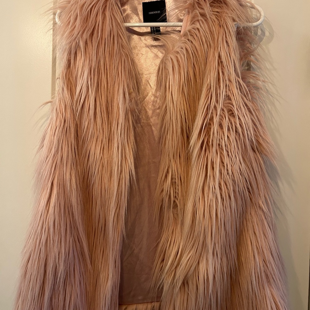 Forever 21 Blush Teddy Jacket